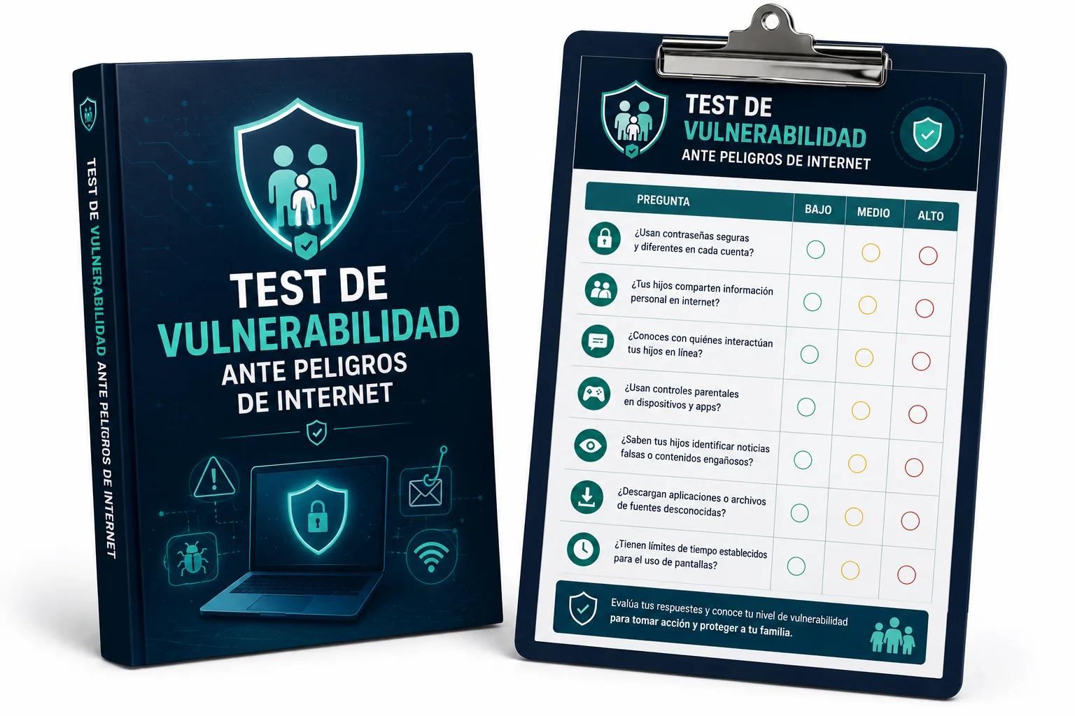 Mockup del bono 4: Test de vulnerabilidad ante peligros de internet